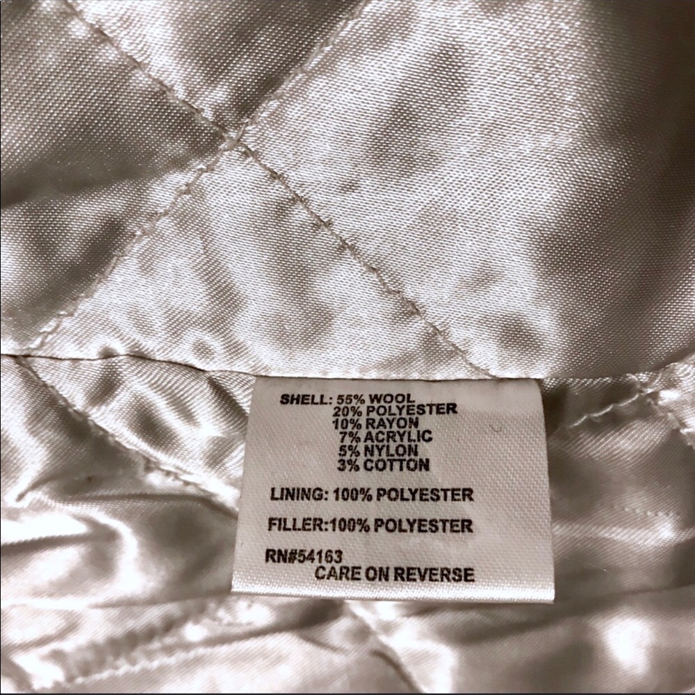 Calvin Klein Toggle Pea Coat Size 6 - Picture 6 of 7